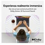 LG Notebook gram | 17", Windows 11 Home | Intel? Core? i7, 16GB RAM, SSD 1TB, solo 1.35kg di peso, Grigio Antracite, 17Z90R-G.AA79D