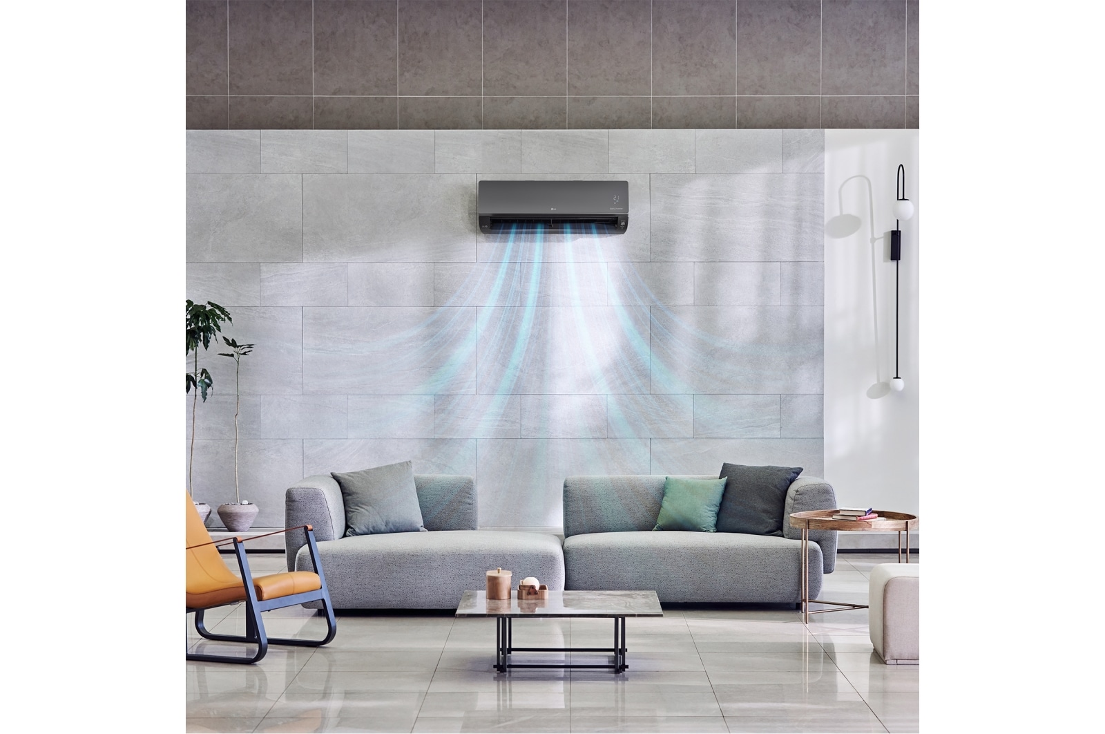 LG Condizionatore monosplit ARTCOOL Mirror | 9000 BTU | Pannello a specchio, UVnano, Ionizzatore, Filtro allergeni, AC09BK