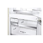 LG Frigorifero combinato 70cm | Classe E, 462L | Wi-Fi, Door & Linear Cooling, Fresh Balancer, No frost | Sabbia, GBB567SECMN