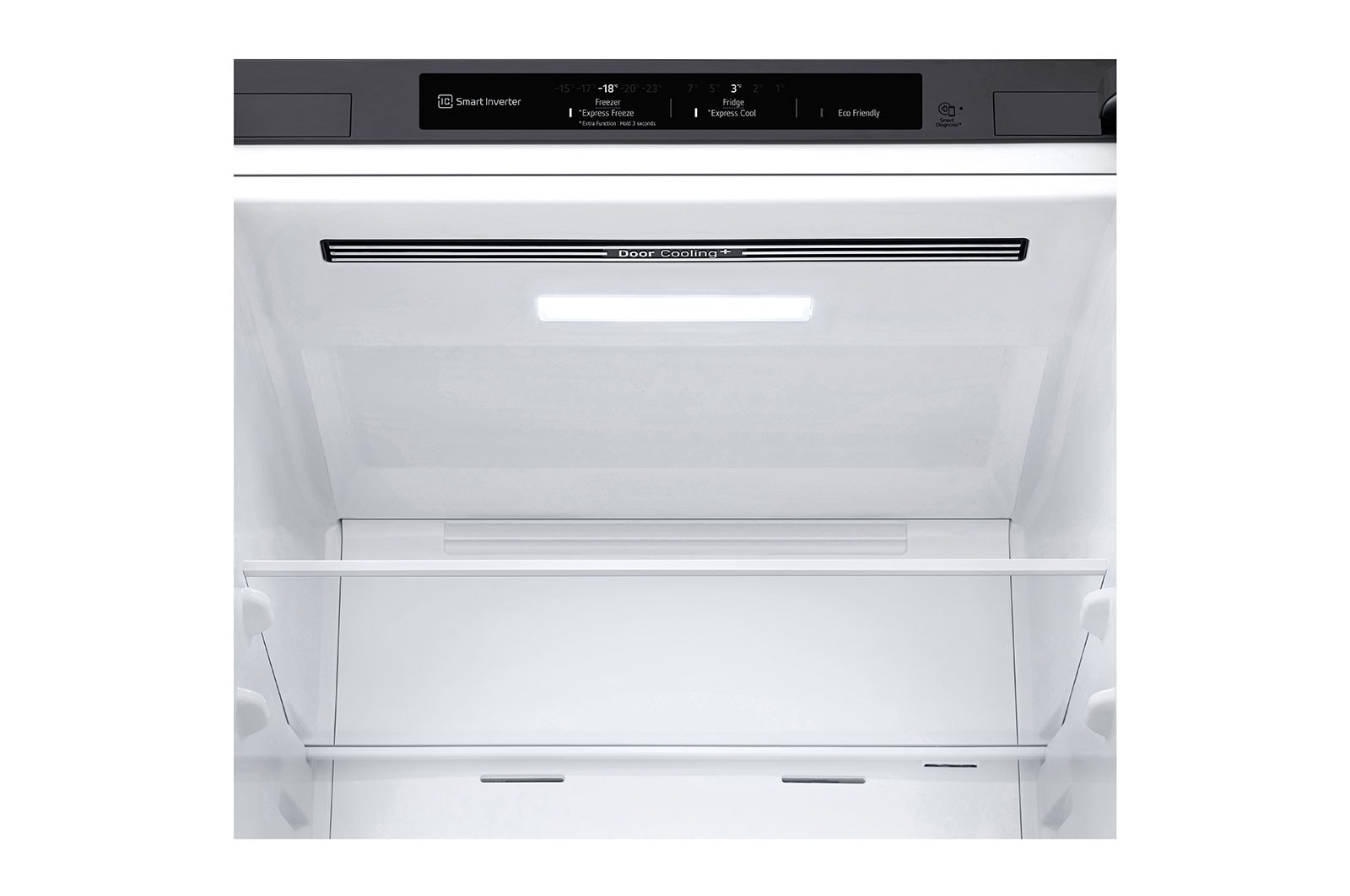 LG Frigorifero combinato | Classe E, 341L | Door & Linear Cooling, No frost | Inox, GBB61PZJMN