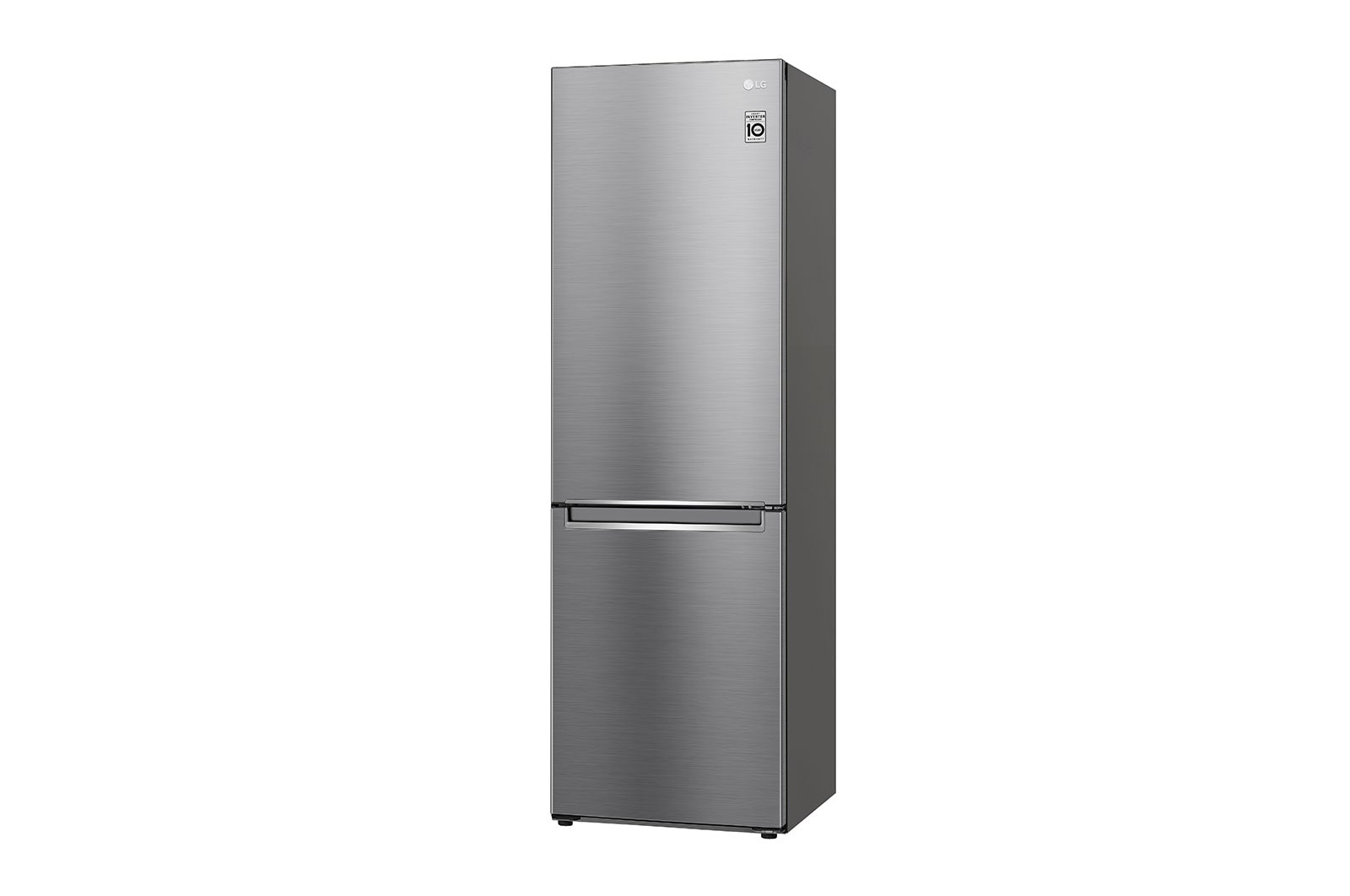 LG Frigorifero combinato | Classe E, 341L | Door & Linear Cooling, No frost | Inox, GBB61PZJMN