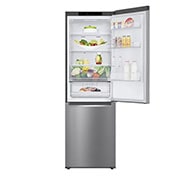LG Frigorifero combinato | Classe E, 341L | Door & Linear Cooling, No frost | Inox, GBB61PZJMN