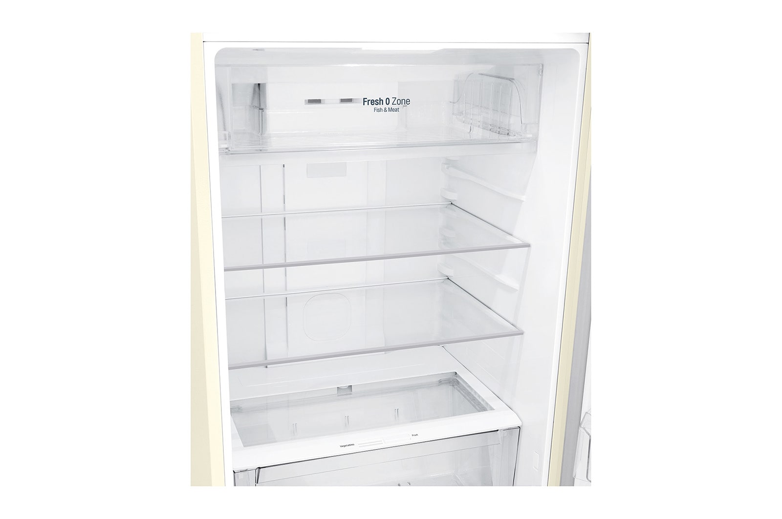LG Frigorifero doppia porta | Classe E, 438L | Wi-Fi, Door&Linear Cooling, Gestione umidità, Maniglie esterne, No frost | Sabbia, GTB574SEHZD