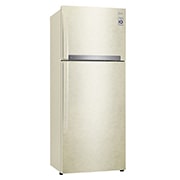 LG Frigorifero doppia porta | Classe E, 438L | Wi-Fi, Door&Linear Cooling, Gestione umidità, Maniglie esterne, No frost | Sabbia, GTB574SEHZD