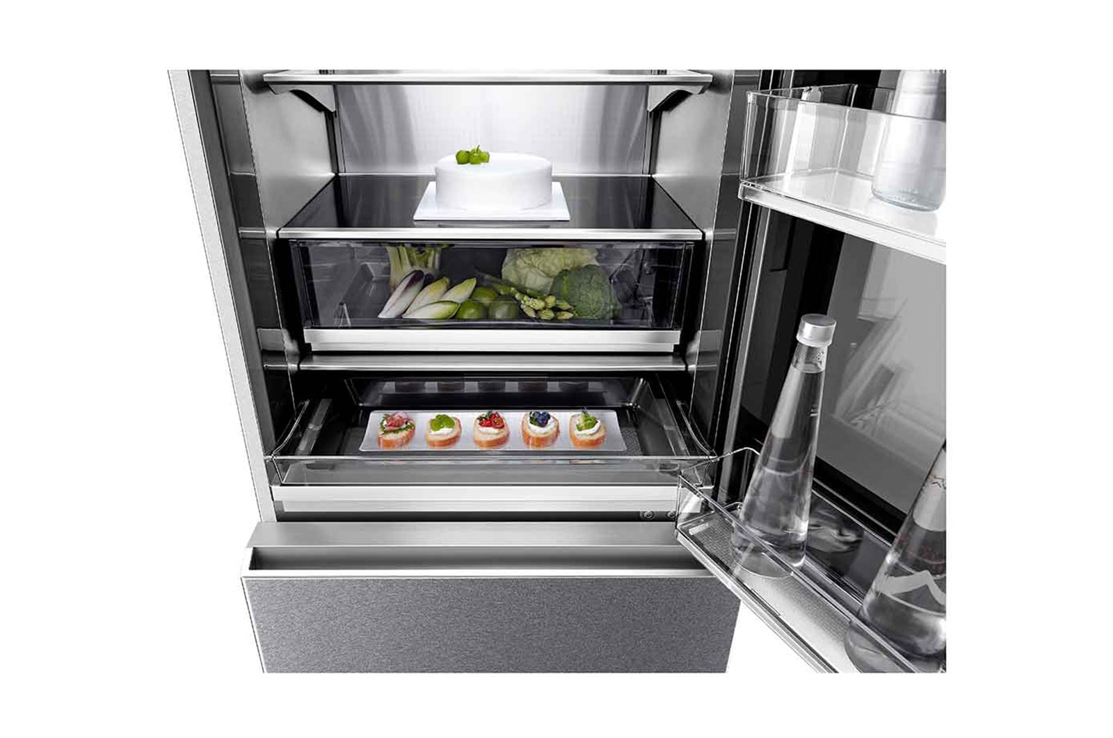 LG SIGNATURE Frigorifero Combinato Classe energetica F Instaview Door in Door, LSR200B