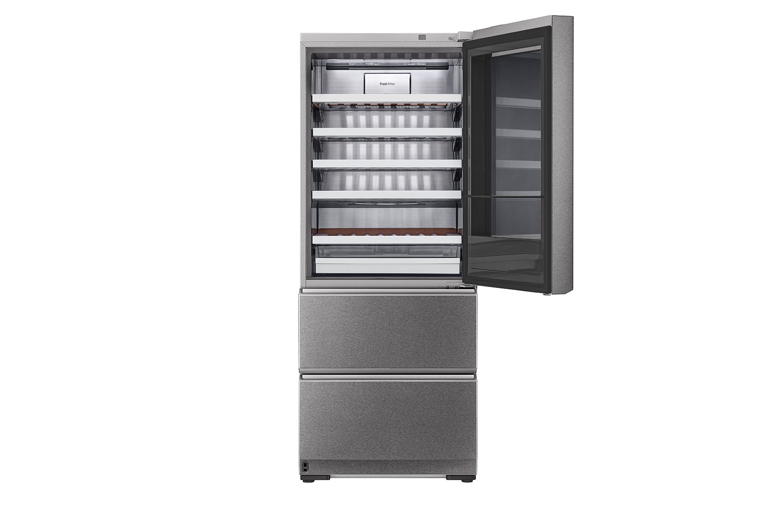 LG SIGNATURE Cantinetta vino InstaView | Classe E, 422L | Wi-Fi, Optimal Preservation Technology?, No frost | Inox satinato, LSR200W