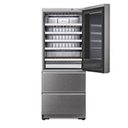 LG SIGNATURE Cantinetta vino InstaView | Classe E, 422L | Wi-Fi, Optimal Preservation Technology?, No frost | Inox satinato, LSR200W