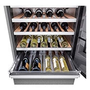 LG SIGNATURE Cantinetta vino InstaView | Classe E, 422L | Wi-Fi, Optimal Preservation Technology?, No frost | Inox satinato, LSR200W