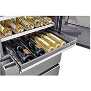 LG SIGNATURE Cantinetta vino InstaView | Classe E, 422L | Wi-Fi, Optimal Preservation Technology?, No frost | Inox satinato, LSR200W