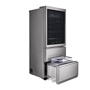 LG SIGNATURE Cantinetta vino InstaView | Classe E, 422L | Wi-Fi, Optimal Preservation Technology?, No frost | Inox satinato, LSR200W