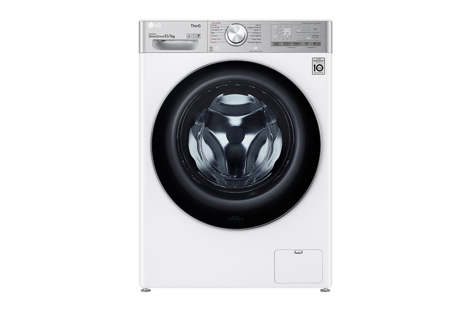 LG Offerta Kit Esclusivo: Lavasciuga slim 8,5/5kg Classe E + Aspirapolvere Kompressor? 200 W, F2DV9S8H2E.ULTRA1B