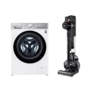 LG Offerta Kit Esclusivo: Lavasciuga slim 8,5/5kg Classe E + Aspirapolvere Kompressor? 200 W, F2DV9S8H2E.ULTRA1B