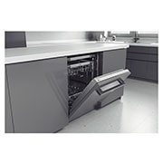 LG Lavastoviglie a scomparsa totale | QuadWash Serie 4, Classe A 43dB | 14 coperti,Vapore, Info Light,Cerniere sliding | Acciaio, DB475TXS