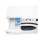 LG Lavatrice slim 8kg AI DD? | Serie R3 Classe A-10% | 1200 giri, Lavaggio a vapore, Lavaggio con AI, Direct Drive | White, F2R3S08NSWW