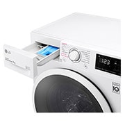 LG Lavatrice slim 7kg AI DD? | Serie V3 Classe D | 1200 giri, Lavaggio a vapore, Inverter Direct Drive | White, F2WV3S7SHE
