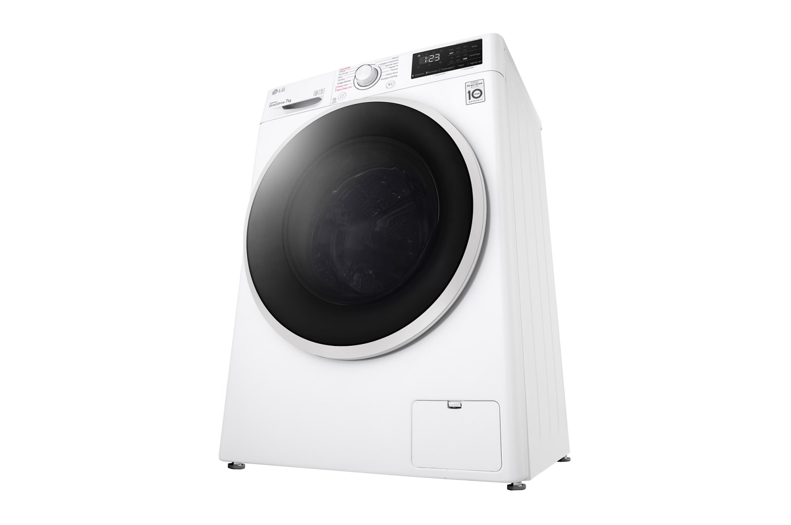 LG Lavatrice slim 7kg AI DD? | Serie V3 Classe D | 1200 giri, Lavaggio a vapore, Inverter Direct Drive | White, F2WV3S7SHE