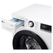 LG Lavatrice 9kg AI DD? | Serie R3 Classe A-10% | 1400 giri, Autodosaggio, Lavaggio a vapore, Wi-Fi | White, F4R3509NSWB