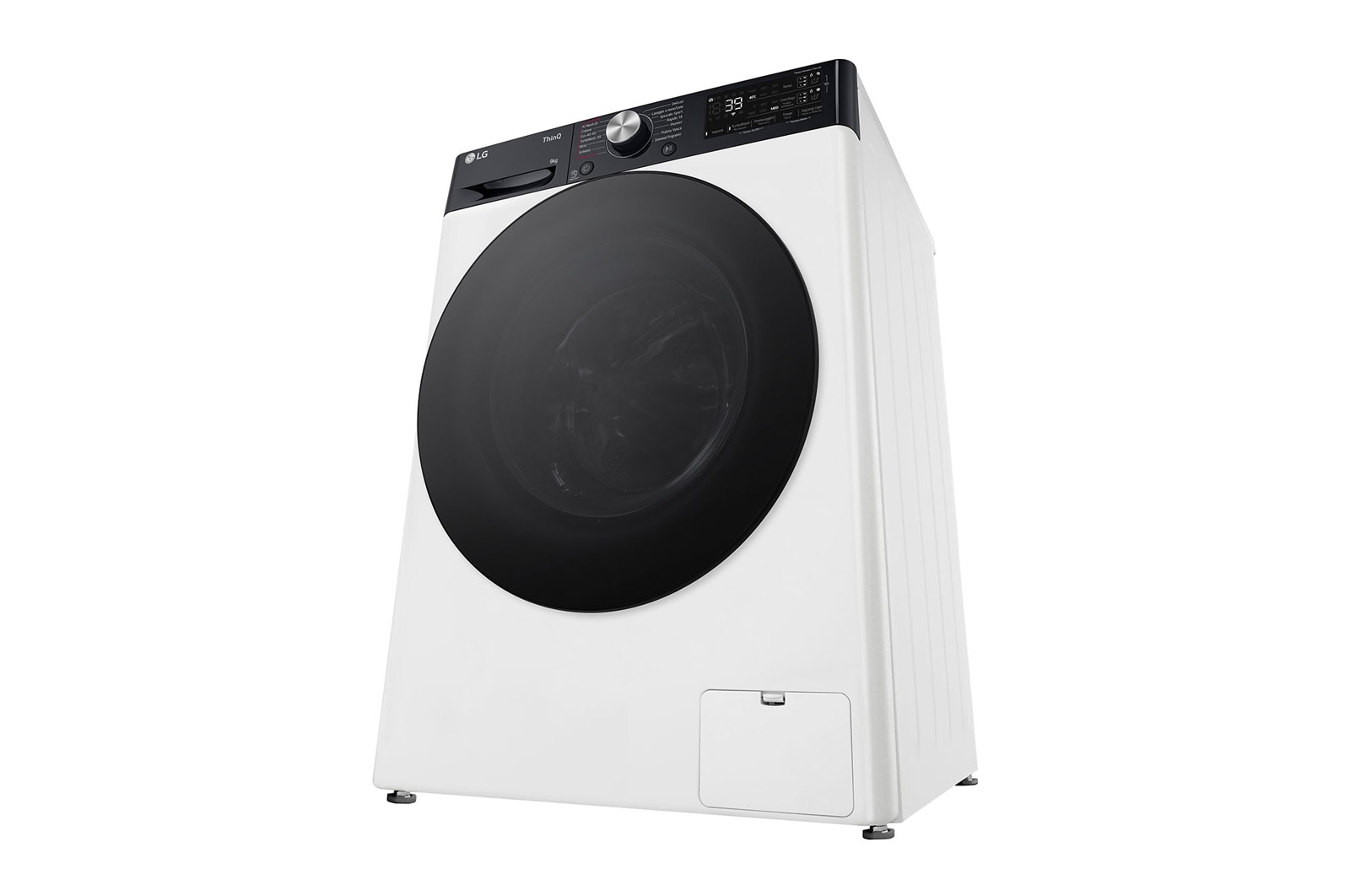 LG Lavatrice 9kg AI DD? | Serie R7 Classe A-10% | 1400 giri, TurboWash 360, Autodosaggio, Vapore su 7 programmi, Wi-Fi | White, F4R7509TSWB
