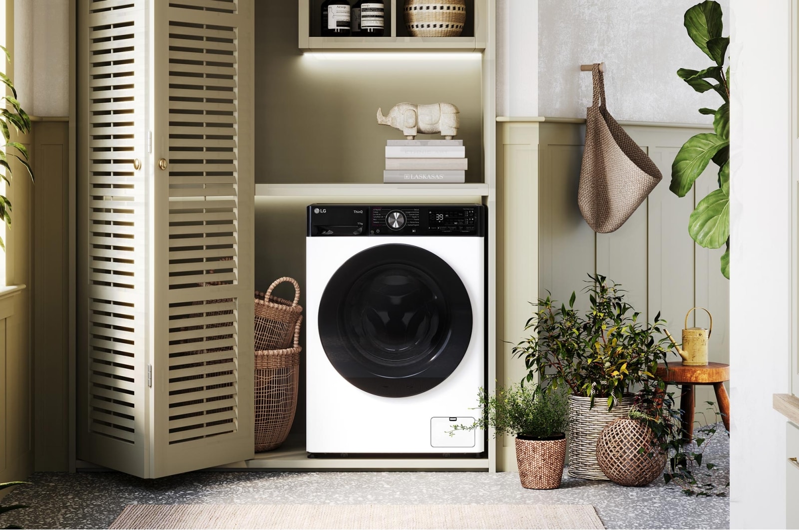 LG Lavatrice 11kg AI DD? | Serie R7 Classe A-10% | 1400 giri, TurboWash 360, Autodosaggio, Vapore su 7 programmi, Wi-Fi | White, F4R7511TSWB