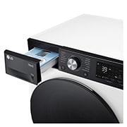 LG Lavatrice 11kg AI DD? | Serie R7 Classe A-10% | 1400 giri, TurboWash 360, Autodosaggio, Vapore su 7 programmi, Wi-Fi | White, F4R7511TSWB