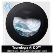 LG Lavatrice 11kg AI DD? | Serie R7 Classe A-10% | 1400 giri, TurboWash 360, Autodosaggio, Vapore su 7 programmi, Wi-Fi | White, F4R7511TSWB