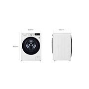 LG Lavatrice 9kg AI DD? | Serie V5 Classe A/A/A | 1400 giri, TurboWash, Lavaggio a vapore, Wi-Fi | White, F4WV509SAE