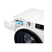 LG Lavatrice 9kg AI DD? | Serie V5 Classe A/A/A | 1400 giri, TurboWash, Lavaggio a vapore, Wi-Fi | White, F4WV509SAE