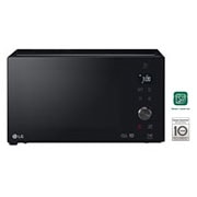 Vista frontale di Microonde 32 litri, potenza 1200W | Grill e Frittura leggera, Smart Inverter, Nero MH7265DPS