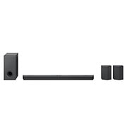 LG Soundbar S95QR I 810W I 9.1.5 canali I Meridian, Dolby Atmos, AI Sound Pro, Wi-Fi, S95QR