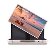 LG StanbyME Go | Schermo portatile da 27'' | Touchscreen inclinabile, Design a valigetta, Batteria integrata, Wi-Fi, WebOS 22, 27LX5QKNA