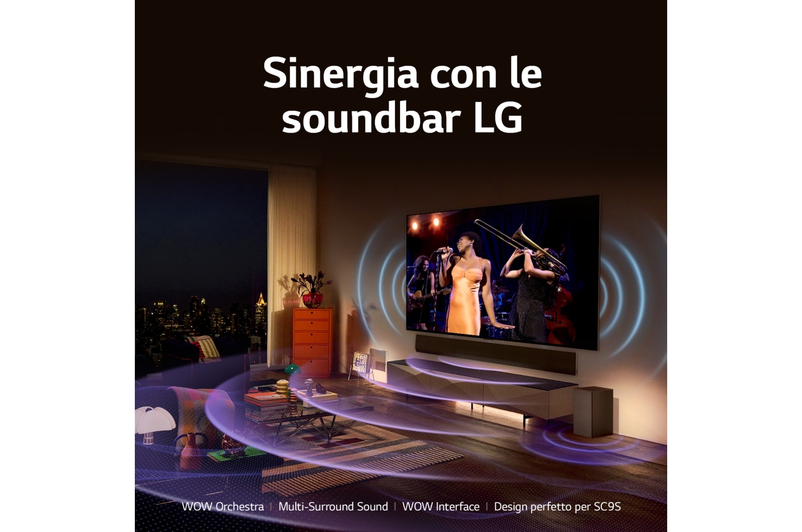 LG TV OLED evo | Serie C3 77'' | 4K, α9 Gen6, Dolby Vision, 40W, 4 HDMI con VRR, G-Sync, Wi-Fi 5, Smart TV WebOS 23, OLED77C34LA