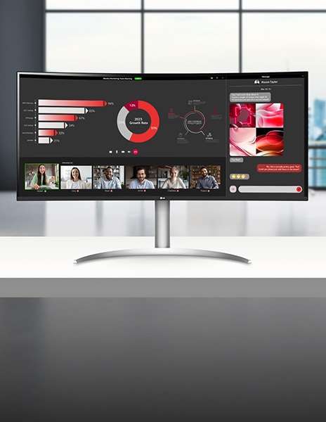 Vedi di più, fai di più con il Monitor UltraWide? LG.