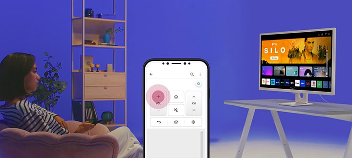 Con l’app ThinQ puoi usare le principali funzioni del telecomando.	