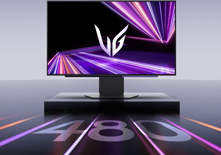 Immagine frontale del monitor da gaming UltraGear? OLED 27GX790A	
