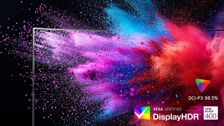Dettagli realistici di DisplayHDR? TRUE BLACK 400 e DCI-P3 98.5%