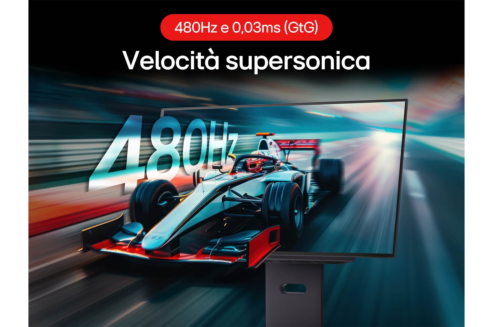Velocità supersonica Monitor Gaming 27GX790A-B