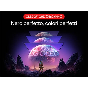 Nero perfetto e colori perfetti Monitor Gaming 27GX790A-B