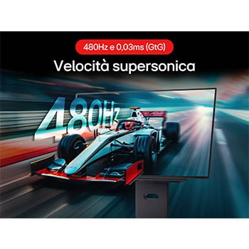 Velocità supersonica Monitor Gaming 27GX790A-B