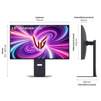 Dimensioni Monitor Gaming 32GS95UV-B