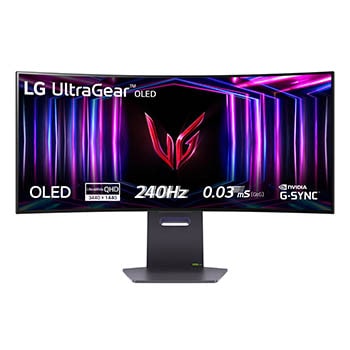 Vista frontale Monitor Gaming 34GS95QE-B