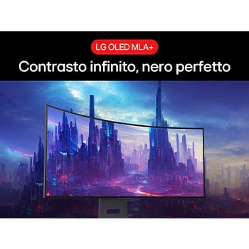 Contrasto infinito e nero perfetto Monitor Gaming 34GS95QE-B