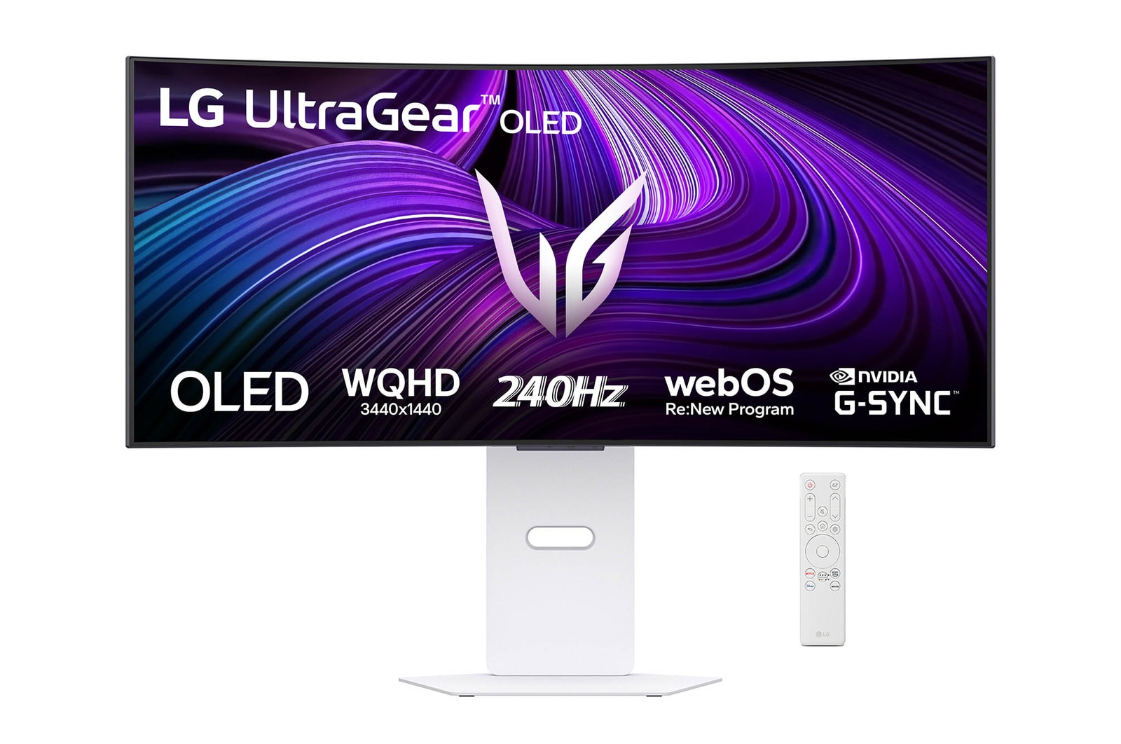 Vista frontale Monitor Gaming 34GX90SA-W