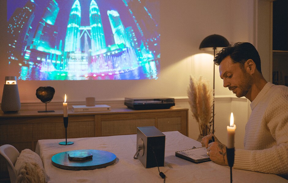 Lavorare con CineBeam Q