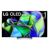 TV OLED evo | Serie C3 55'' | 4K, α9 Gen6, Brightness Booster, 40W, 4 HDMI con VRR, G-Sync, Wi-Fi 5, Smart TV WebOS 23