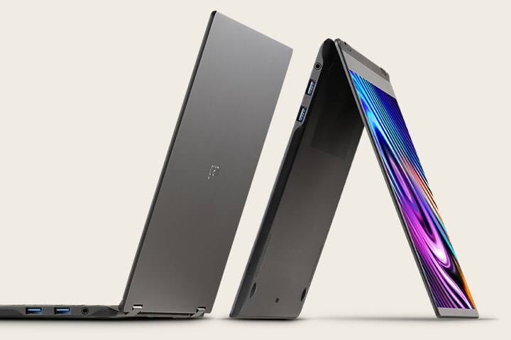 最軽量のLG gram 2in1ノートパソコン、16T90SP。