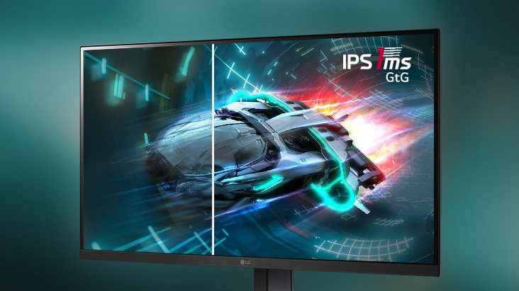 応答速度1ms（GtG）の息をのむ速さで、ゲームの世界に沒入。
