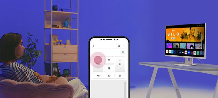 ThinQアプリがあれば、主要なリモートコントロール機能を使用できます。