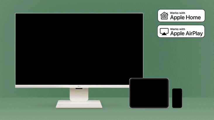 LGのSmart MonitorはUSBポートを2つ、HDMIポートを2つ備えています。