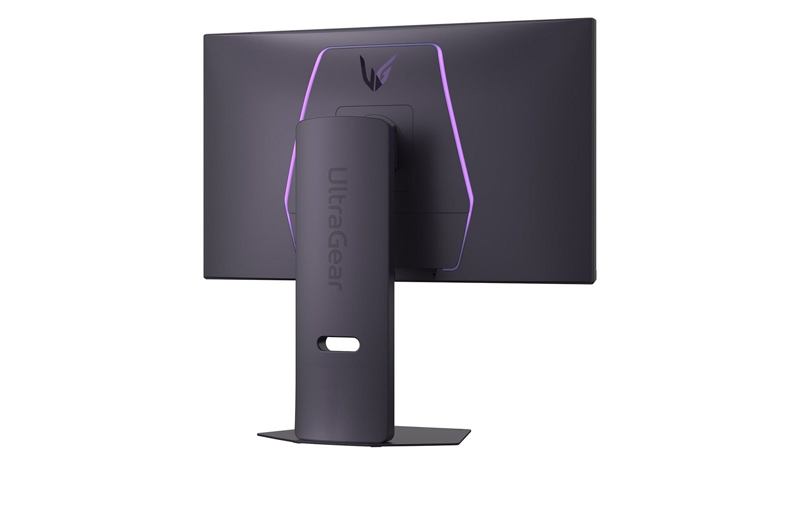 LEDアクセント點燈時のモニターの背面畫像