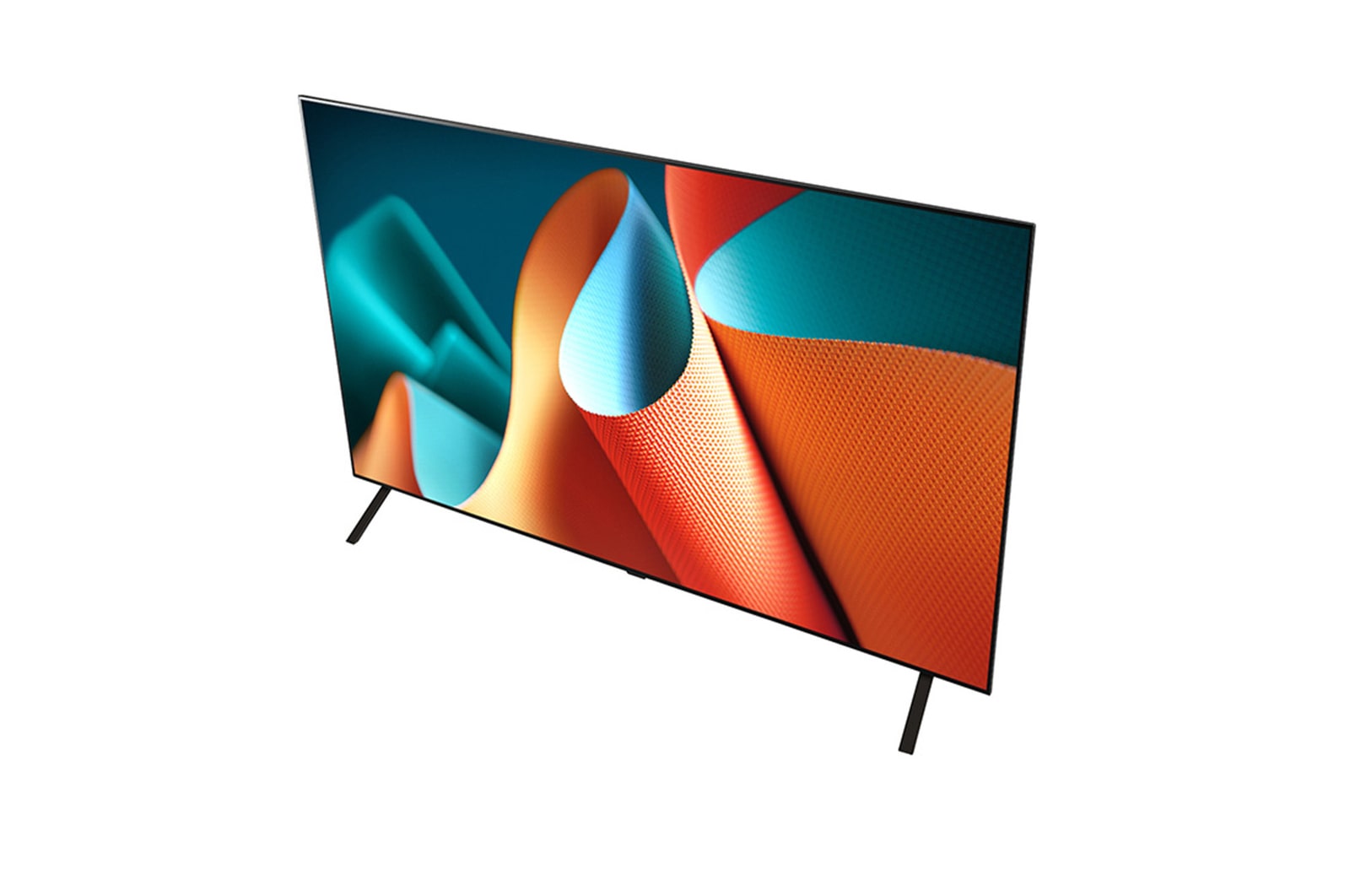 上から撮影されたLG OLED TV、OLED B4Eの斜め畫像